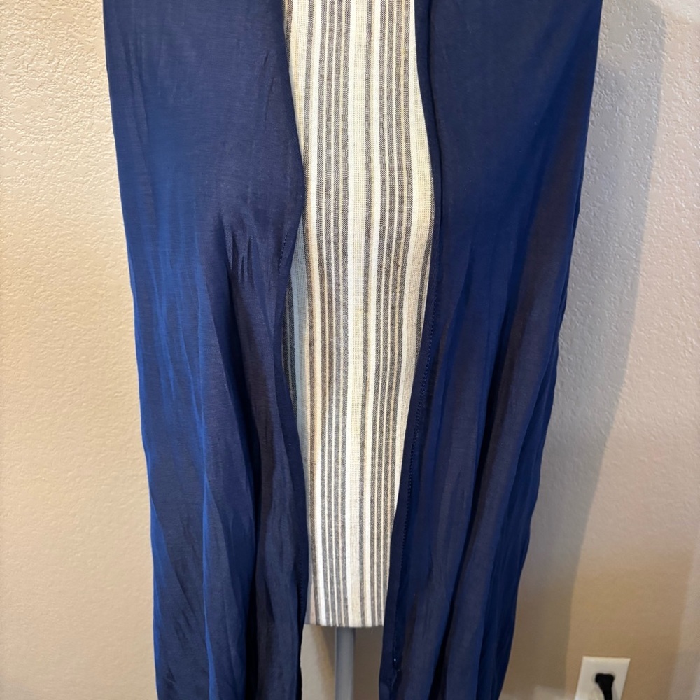 NWT Chuns Scarf / Wrap Navy Blue Large Super Soft Accessory Comfy Fall Winter - Picture 5 of 14